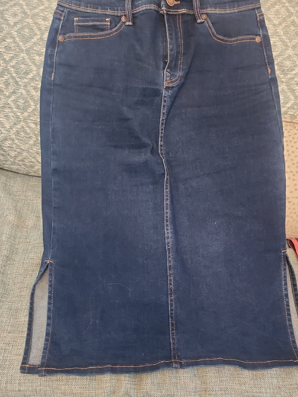 Denim Skirt Like New 8p